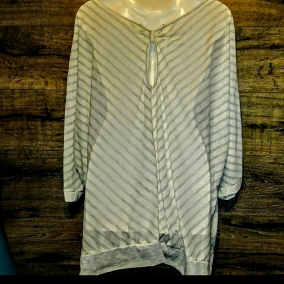 Torrid Top Size 3X Knit Stripe Dolman EUC - Picture 4 of 10